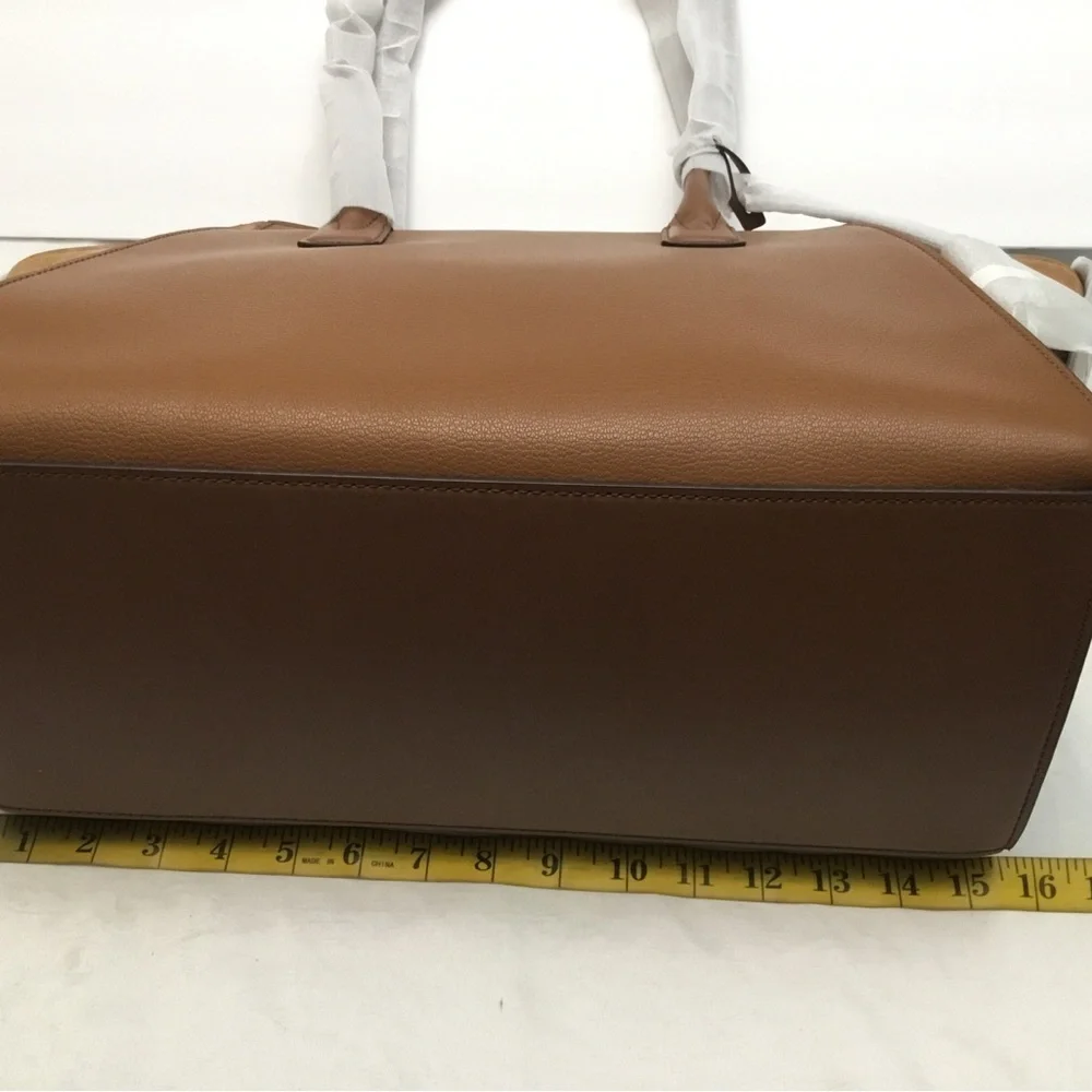 Michael Kors Brown Leather Tote Bag